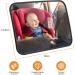Shatter-Proof AiQInu Back Seat Car Mirror | Swivel Baby & Child Safety Mirror Black | International Shipping Available - Buy Online on GoSupps.com