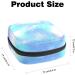 Blue Tie Dye Menstrual Cup Pouch & Sanitary Napkin Storage Bag - Period Storage Bag for Women and Teens - Color 9 - Buy Online on GoSupps.com