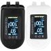 TNFEEON Oximeter Silicone Cover - 2 Pack Portable Fingertips Pulse Monitor Cases (Black & White) - Protect & Store Your Health Device - Buy Online on GoSupps.com