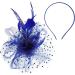 Lurrose Flower Hair Accessories Fascinators Hat for Women Fascinators hair clip Tea Party Headband Hair Clips for Women Wedding Cocktail Party Blue Ladies Hats One Size Blue - Buy Online on GoSupps.com