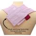Care Designs Pashmina Scarf Adult Bib | Stylish Waterproof Clothing Protector | Reusable Elderly Bibs | Pink Dot Design - Buy Online on GoSupps.com
