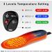 Heated Insoles 3300mAh with Remote | Up to 11 Hours Heating | Rechargeable Electric Foot Warmer for Men & Women | Ideal for Hunting, Skiing, Hiking & Camping | Red, Size L (US Men's 9.5-12, Women's 11-13.5) - Buy Online on GoSupps.com