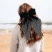 PUCHEN Chiffon Ribbon Hair Bow - Hair Bow Barrettes Hair Styling Accessories Hairpins For Women Girls For Traveling Pool Dating Wedding Business Trip Black - Buy Online on GoSupps.com