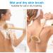 AmazerBath Long Handle Shower Brush - Dual-Sided Exfoliating Back Scrubber with Soft and Stiff Bristles - Buy Online on GoSupps.com