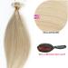 Buy #613 Bright Light Blonde Microring Loop Extensions - 100% Remy Real Hair 50cm - International Shipping - Buy Online on GoSupps.com