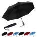 SY COMPACT Travel Umbrella Automatic Windproof Umbrellas-Factory Store black