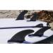 Ho Stevie! Stabilizer Surfboard Fin - Black Twin Tab | Center/5th Fin | Includes Fin Key and Screws - Buy Online on GoSupps.com