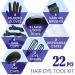  Premium Material Superhairpieces 22 Pieces Hair Dye Coloring Kit Including 2 Hair Tinting Bowl 4 Dye Brushes 2 Hair Dye Combs 4 Ear Covers 4 Hairdressing Clips 2 Disposable Hair Capes 1 Pair of Vinyl Disposable Gloves 2 Dye Paste Mixers for DIY Salon Hai - Buy Online on GoSupps.com