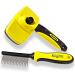 ShedTitan Self Cleaning Slicker Brush & Dematting Comb Kit - Ideal for Dogs, Goldendoodles, Poodles, Cats - Removes Mats & Tangles from Pet Fur - Buy Online on GoSupps.com