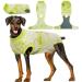 Kuoser dogs recovery suit after the operation dogs wound protection suits postoperative pet shirt for belly wounds soft & breathing active anti-licking puppy one-piece e-collar alternative l green