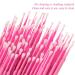 100 Pieces Microbursten Eyelash Extensions - Disposable Pink 1.5mm for Makeup & Oral Care - Buy Online on GoSupps.com