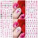 Breast Cancer Nail Art Stickers - Pink Ribbon 3D Self-Adhesive Decals for Women and Girls - Buy Online on GoSupps.com