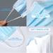 MagiCare USA Blue Disposable Face Masks - Medical Grade ASTM Level 1, 50ct Box, 3 Ply, Comfortable & Breathable for Adults - Buy Online on GoSupps.com