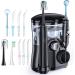 Water Flosser & Electric Toothbrush Combo | 600ml Oral Irrigator | 7 Jet Tips | Whitening Brush Heads | Dental Water Flosser for Braces | White Black - Buy Online on GoSupps.com