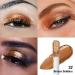 Oulac Liquid Glitter Eyeshadow Highly Pigmented Gold Eyeshadow Liquid Shimmer Eyeshadow & Eyeliner Metallic Bronze Eyeshadow Blendable Eye Make-up Vegan Cruelty-Free 5.4g Bronze Goddess (32) Bronze Goddess(32) - Buy Online on GoSupps.com