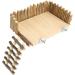 Topiky Hamster & Guinea Pig Toy - Nitangel Wooden House & Climbing Bridge Ideal Cage Accessories for Small Pets - Buy Online on GoSupps.com