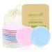 Reusable Bamboo Makeup Remover Pads by wegreeco - Gentle Bamboo Cotton Rounds for All Skin Types - Includes Reusable Dog Eye Wipes - Eco-Friendly Bamboo Velour (3 Colors) - Buy Online on GoSupps.com