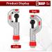 Sharp-Tec Adjustable Aluminum Tube Cutter - 5-50mm Pipe Slicing Tool for Copper, Titanium, Brass, Stainless Steel, and Aluminum Pipes - Buy Online on GoSupps.com