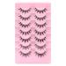 Manhua Lashes: 7 Pairs Anime & Cosplay Eyelashes - Wet Look Wispy Manga Lashes for Japanese Comic Style - Buy Online on GoSupps.com