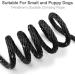 Joytale Reflective Drag Line for Dogs | 15m Nylon Dog Leash with Padded Handle & 2 Carabiner Hooks | Ideal Training Line for Puppies & Small Dogs | 1 Pack - Black - Buy Online on GoSupps.com