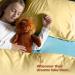LIVIVO Large Lion Hot Water Bottle with Soft Microfiber Fleece Cover - 1L Capacity for Quick Heat and Pain Relief - Buy Online on GoSupps.com