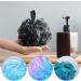 10 Pcs Exfoliating Shower Loofah Sponge Pouf Balls for Body Wash - Bathing Accessories for Women & Men - Buy Online on GoSupps.com