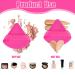 Triangle Makeup Puff - Velour Cosmetic Sponges for Contouring & Loose Powder | Black & Hot Pink - Buy Online on GoSupps.com