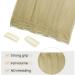 S-noilite Fashion 26 Half Full Head Clip in Hair Extensions - Long Straight Bleach Blonde 26 Inch - Buy Online on GoSupps.com