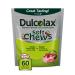 Dulcolax Soft Chews Saline Laxative Black Cherry Gentle Constipation Relief Magnesium Hydroxide 1200mg 60ct Adult Black Cherry 60 Count (Pack of 1)