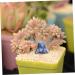Toddmomy Craft Accessories 6pcs Landscape Patio Tiny Statues Scene Garden Flowerpot Small Miniatures Micro Simulation Lawn - Buy Online on GoSupps.com