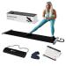 Lifepro Exercise Slide Board for Working Out - Extra-Slick Exercise Sliding Board Mat With Suction Cups & Slip-Free Underside for Endurance & Strength Building Exercises - Hockey Slide Board Workout Grey Regular