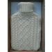 Hot Water Bottle with Knitted Cover | Soft 1.8L Premium Thermos Flask - Beige Knit for Comfort & Warmth - Buy Online on GoSupps.com