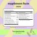 Lemme Grow Hair Growth Supplement for Women Clinically Proven Keratin Complex for Visibly Thicker Hair and Scalp Coverage Reduced Shedding Nourish Thinning Hair - 1 Month Supply - Buy Online on GoSupps.com