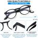 Suertree Blue Light Filter Reading Glasses - Round Eyeglasses for PC & Gaming | UV Protection & Anti-Fatigue | Men & Women | 1.5x Magnification - Buy Online on GoSupps.com
