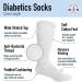 Yacht & Smith Women's Crew Diabetic Socks Value Pack - 12 Pairs, White - Buy Online on GoSupps.com