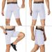 Men's 3 Pack Dry Fit Compression Shorts with Pocket - White - Small - Buy Online on GoSupps.com