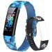 DWFIT children's fitness tracker for children girls boys teenagers IP68 waterproof activity tracker pedometer heart rate sleep monitor 11 sports modes health with pedometer HB