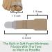 Niupiour Fabric Hammer Toe Wraps - 8 Pack Toe Bandages Protectors & Braces for Overlapping, Crooked, Curled, and Bent Toes - Toe Splints & Separators for Broken Toes - Buy Online on GoSupps.com