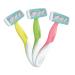 BIC Soleil Comfort Disposable Razors for Women - 4 Flexible Blades, Comfortable Grip, Assorted Colors - 3-Count - Buy Online on GoSupps.com