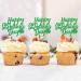 Keaziu 24 Pack Happy St. Patrick's Day Cupcake Toppers Lucky Four Leaf Shamrock Hat Cupcake Picks For Irish Festival Baby Shower Birthday Party Supplies Decoration 4 Black-12-new - Buy Online on GoSupps.com