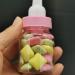 24 Lucas Shops Bottles with Removable Pink Tops - Ideal for Baby Showers, Parties, and Favors | 3.5 x 1.60 Inch - Buy Online on GoSupps.com