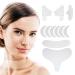 Xiwei 10pcs Face Wrinkle Patches Anti-Wrinkle Smoothing Pads Reusable for Overnight Prevention Ideal for Forehead Neck Chest Cheek Lip Wrinkles