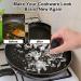 ecaqlin Cast Iron Cleaner Chainmail Scrubber Upgraded Handle Cast Iron Scrubber Brush Black Stainless Steel 316 Chain Mail Scrubber - Buy Online on GoSupps.com