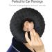 Piercing Pillow Ear Pillow Donut - Pain Relief for Earache Side Sleepers & Headphone Comfort | Minky Dot Black - Buy Online on GoSupps.com