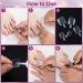 PAGOW 600Pcs Clear Acrylic False Toe Nail Tips | French Full Cover DIY Toenails for Women | Nail Art Salon Quality - Buy Online on GoSupps.com