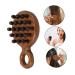 Healeeved 4-Part Wooden Ridge Comb Set for Curly Hair - Antistatic Head Massaging Design 12x8.3cm | Ideal for Reducing Hair Pimples & Curing Curly Hair Issues - Buy Online on GoSupps.com
