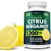 Citrus Bergamot Supplement 150:1 Extract 1200mg per Serving 80% Polyphenols Supplement for High Cholesterol Italian Sourced 60 Count 1 Month Supply Made in The USA 60 Count (Pack of 1) - Buy Online on GoSupps.com