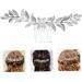 Angoily Bridal Comb for Wedding Silver Leaf Hair Comb Wedding Hair Clip Goddess Headpiece Wedding Hair Comb Silver Retro Hair Combs Bridal Hair Clip Bride Manual Hair Accessories - Buy Online on GoSupps.com