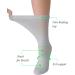 Yomandamor Women's 5 Pairs Cushioned Diabetic Crew Socks - Breathable Seamless Dress Socks with Arch Support Size 9-11 White - Ideal for Comfort & Health - Buy Online on GoSupps.com