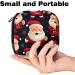 Muoooum Merry Christmas Sanitary Napkin Storage Bag | Portable Menstrual Pad & Cup Pocket for Teens & Women | 4.7x6.6 inches - Buy Online on GoSupps.com